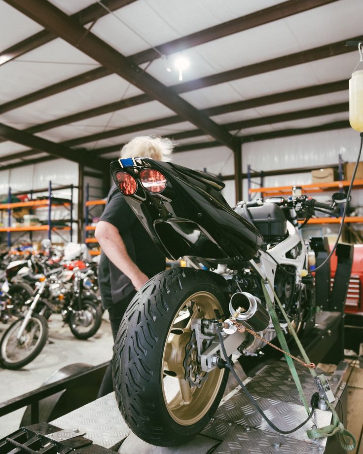 Custom modified motorcycle